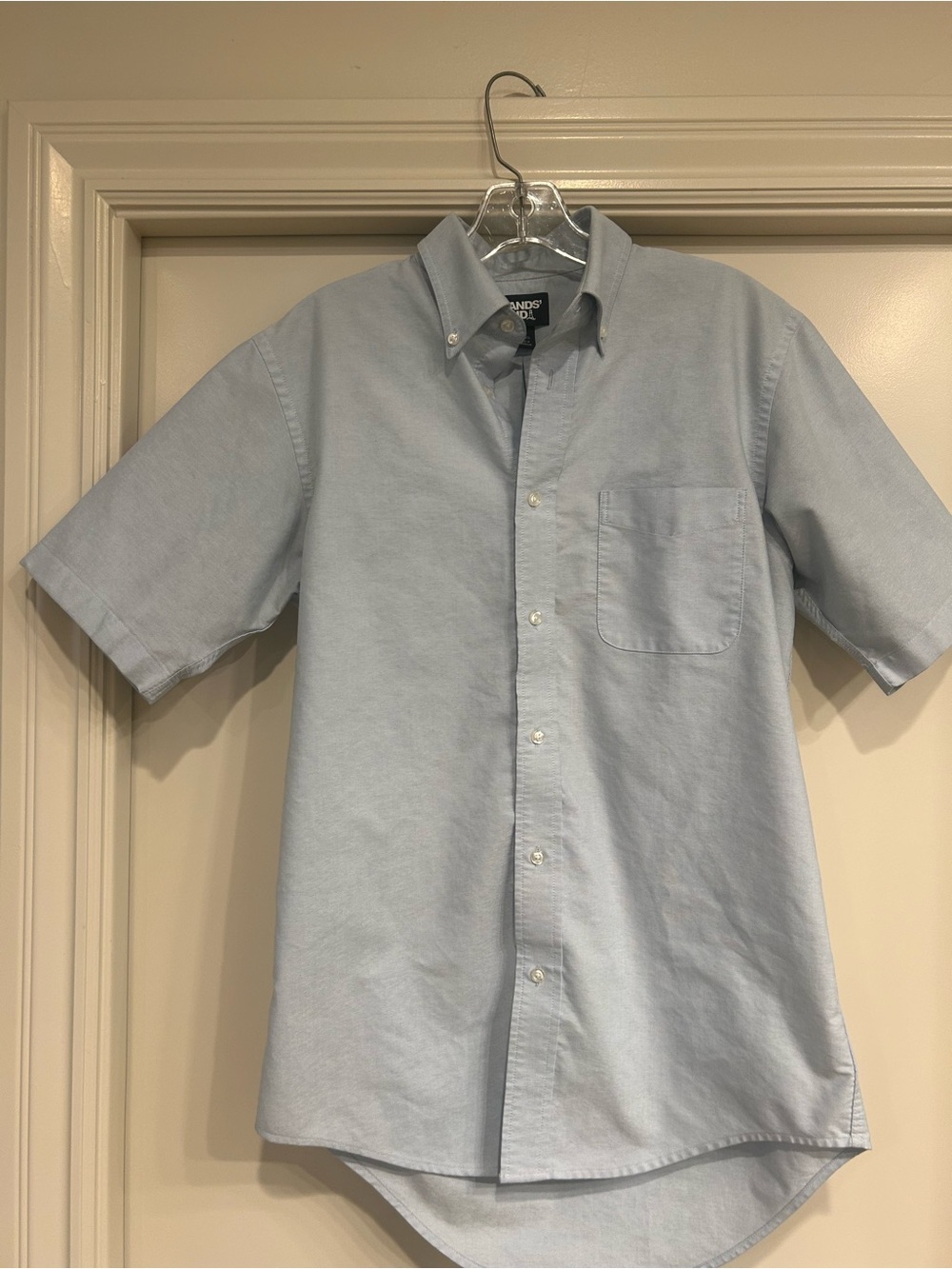 Lands’ End Men’s Short Sleeve Oxford Shirt